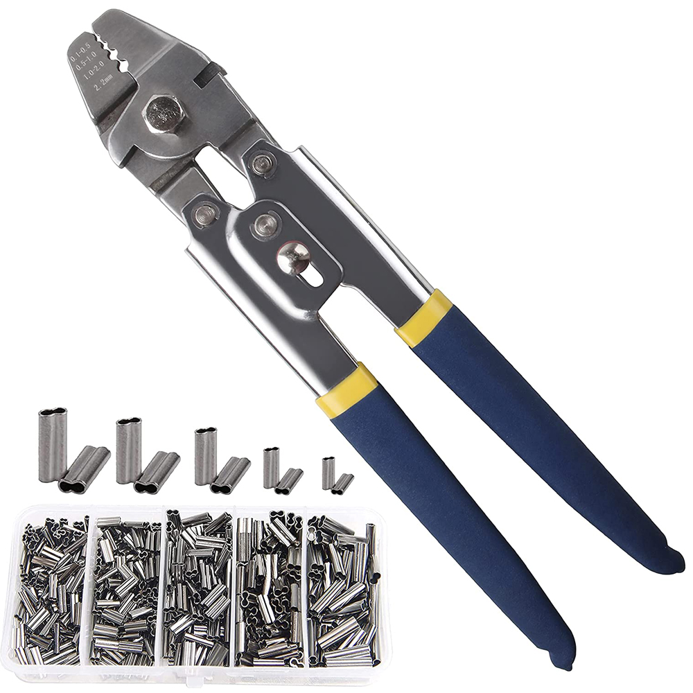Fishing Equipment Shop - 크림프 낚시 슬리브 세트, 크림핑 플라이어