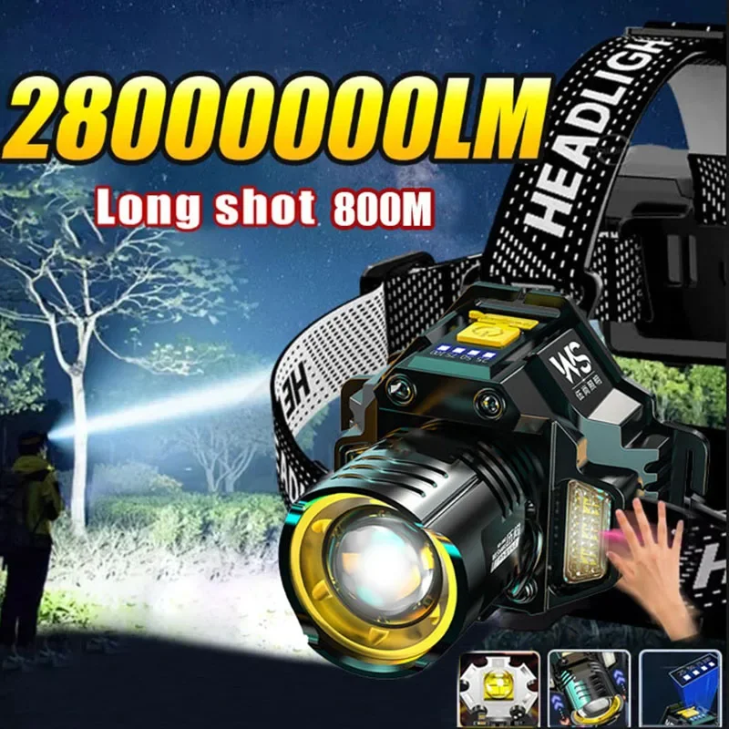 Fishing Headlamp - 강력한 LED 헤드램프 모션 센서 헤드라이트