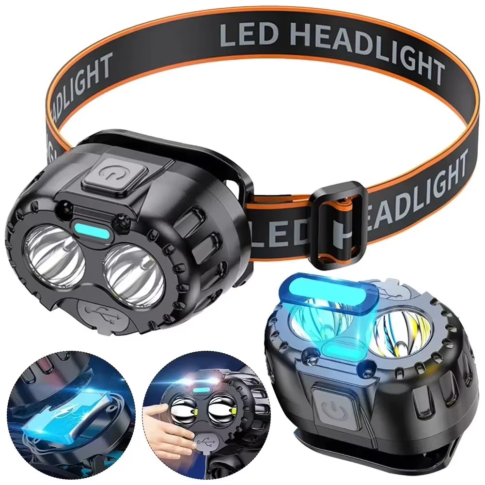 Fishing Headlamp - 강력한 LED 헤드램프 IPX4 방수 비상용