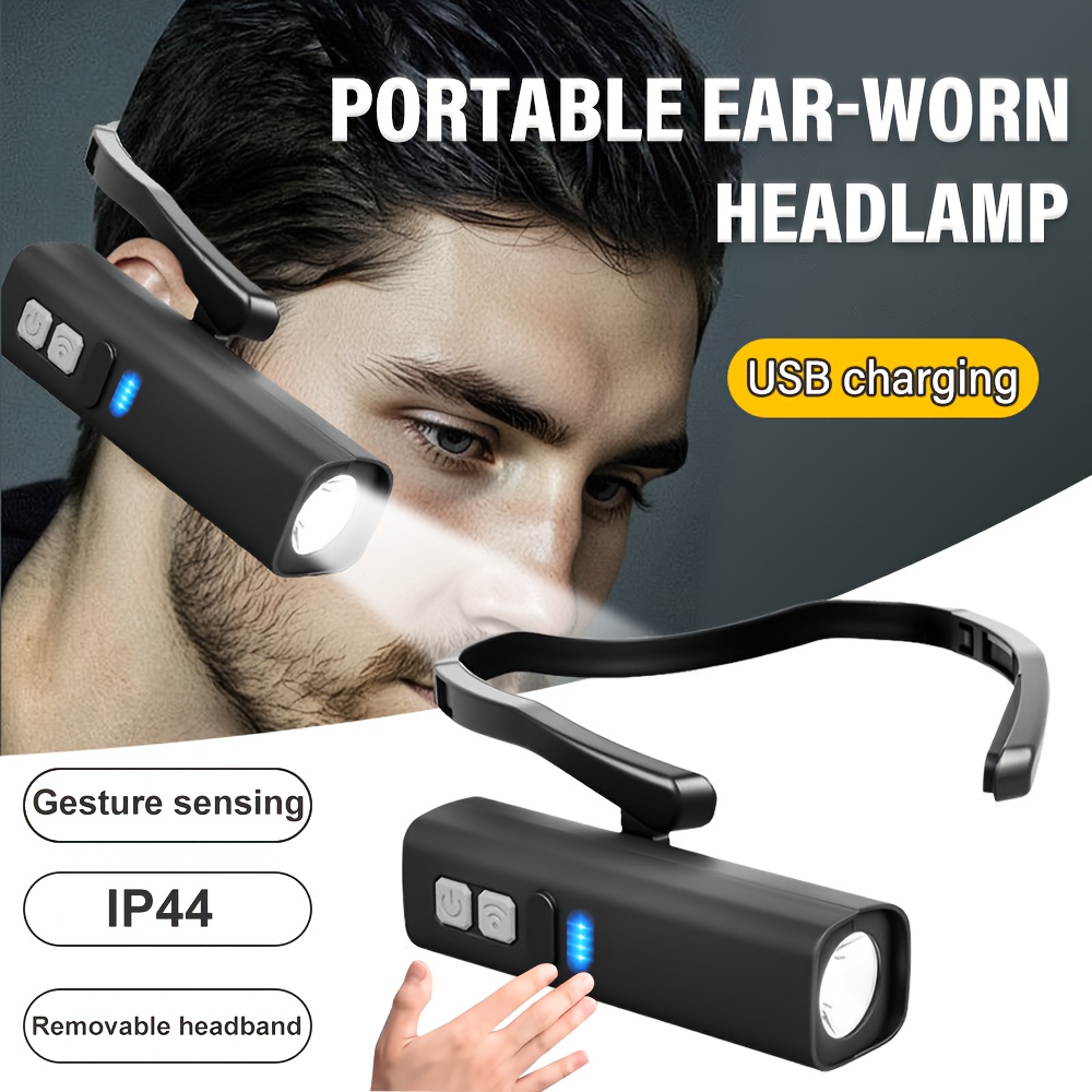 Fishing Headlamp - 2025 이어 클립 헤드램프 – 밝은
