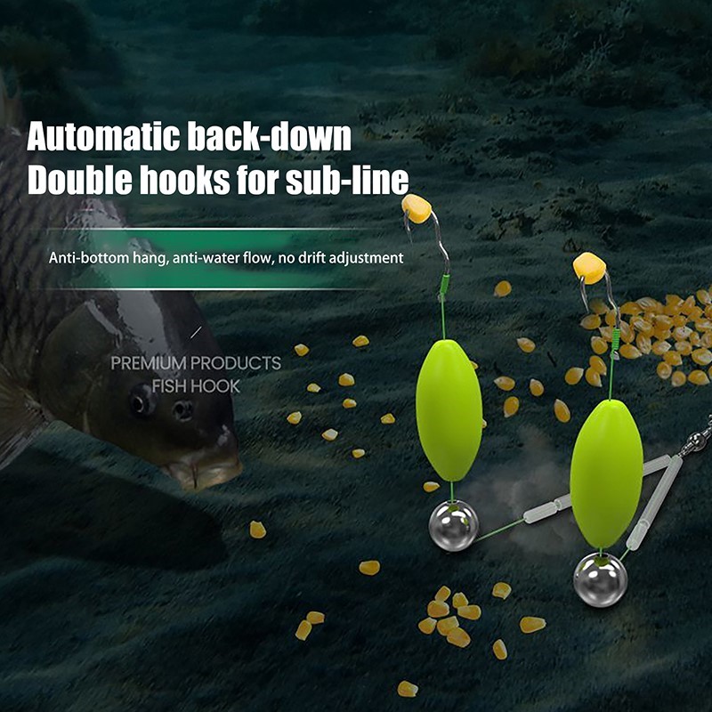 Fishing Equipment Jet - 더블 훅 낚시 헤어 리그 훅