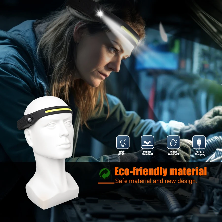 충전식 헤드라이트 모션 센서 350 루멘 핸즈프리 LE - Fishing Headlamp 리뷰 및 가격