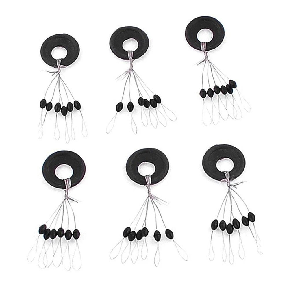 600Pcs 100 그룹 세트 고무 공간 콩 타원형 스 - Fly Fishing Set 리뷰 및 가격
