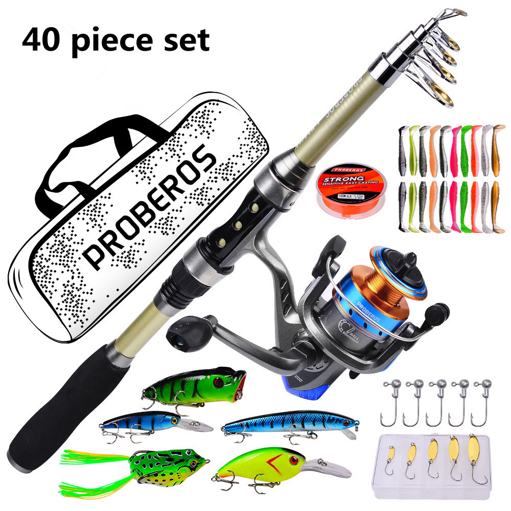 새로운 바다낚싯대 40개 세트, 원거리 낚싯대, 소프트 - Fly Fishing Set 리뷰 및 가격
