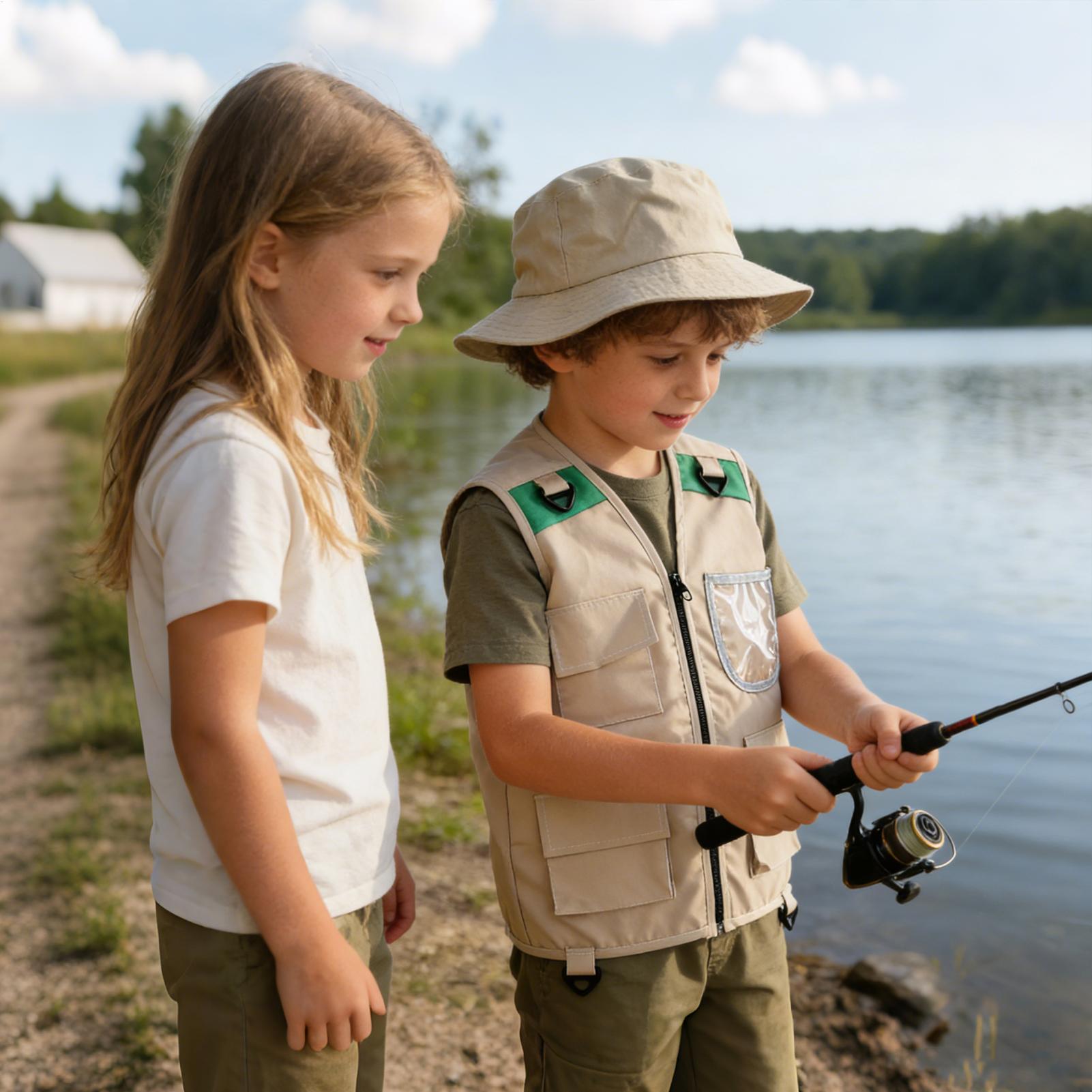 인기 판매 어린이 야외 탐험복 조끼 모자 캠핑 장비 역 - Fishing Equipment For 6 Year Old 리뷰 및 가격