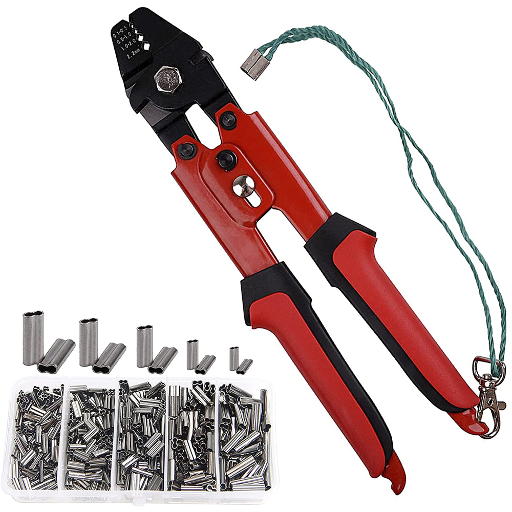 크림프 낚시 슬리브 세트, 크림핑 플라이어 포함, 헤비 - Fishing Equipment Shop 리뷰 및 가격