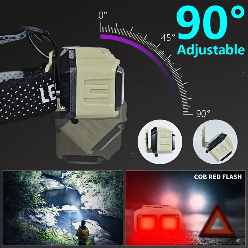 COB LED 헤드램프 충전식 헤드라이트 방수 작업등  - Fishing Headlamp 리뷰 및 가격
