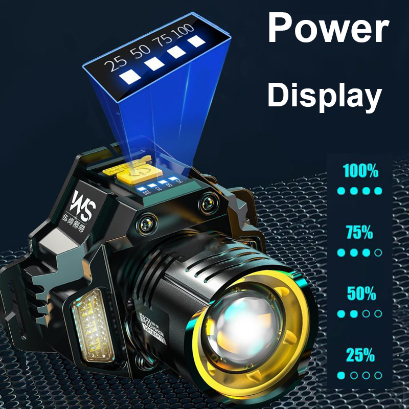 강력한 LED 헤드램프 모션 센서 헤드라이트 18650 - Fishing Headlamp 리뷰 및 가격