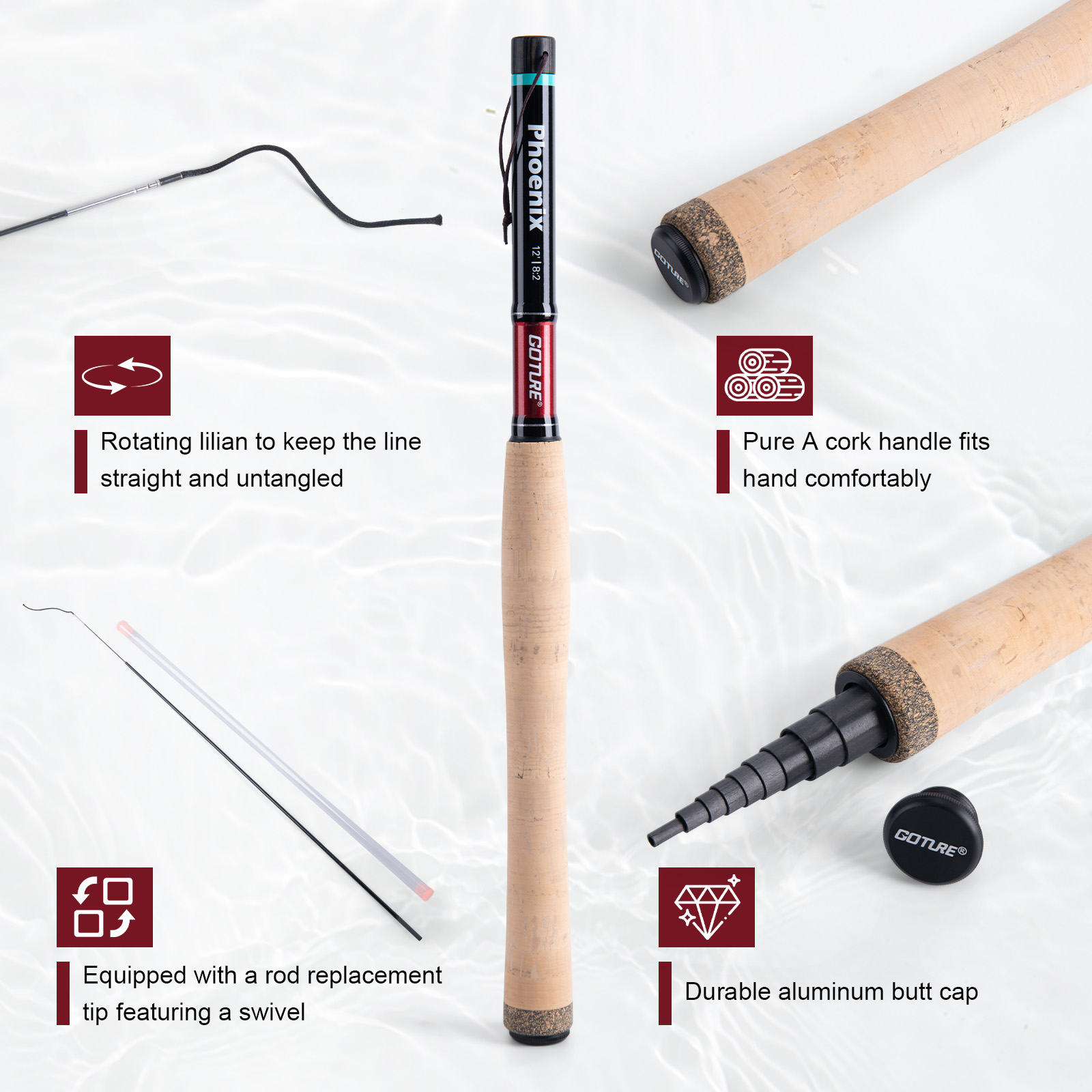 고투어 3.6m 텐카라 낚싯대 세트 (예비 팁 섹션 및 - Fly Fishing Set 리뷰 및 가격