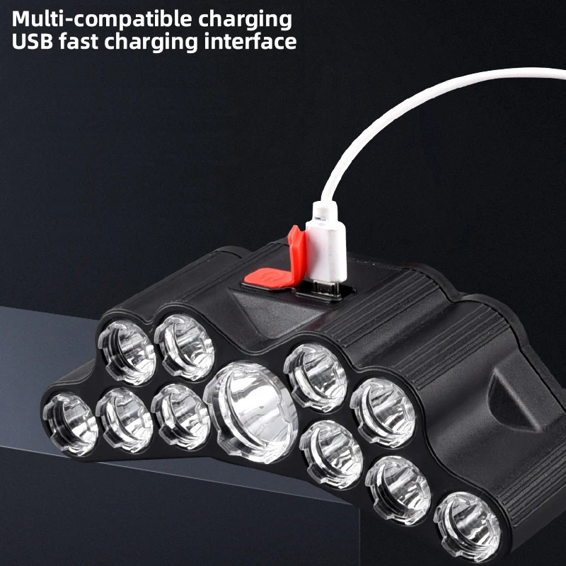 11 LED 전조등 강한 빛 헤드 램프 Type-C 충 - Fishing Headlamp 리뷰 및 가격
