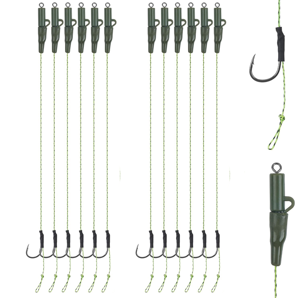 잉어 낚시 헤어 리그, 미리 묶은 잉어 후크, 잉어 무 - Fishing Equipment Shop 리뷰 및 가격
