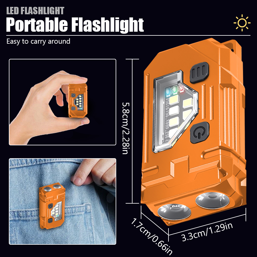 미니 키체인 EDC 손전등 충전식 마그네틱 토치 슈퍼  - Fishing Headlamp 리뷰 및 가격
