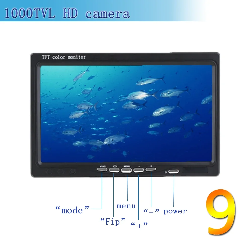 어군탐지기 F08A 9인치 수중 낚시 카메라 광각 10 - Underwater Fishing Camera 리뷰 및 가격