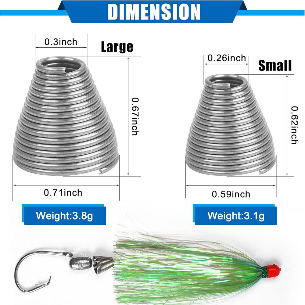20Pcs Ballyhoo 미끼 장비 스프링 스테인레스 - Fishing Equipment Shop 리뷰 및 가격