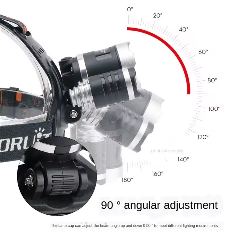 고출력 LED 헤드램프 18650 충전식 배터리 손전등 - Fishing Headlamp 리뷰 및 가격