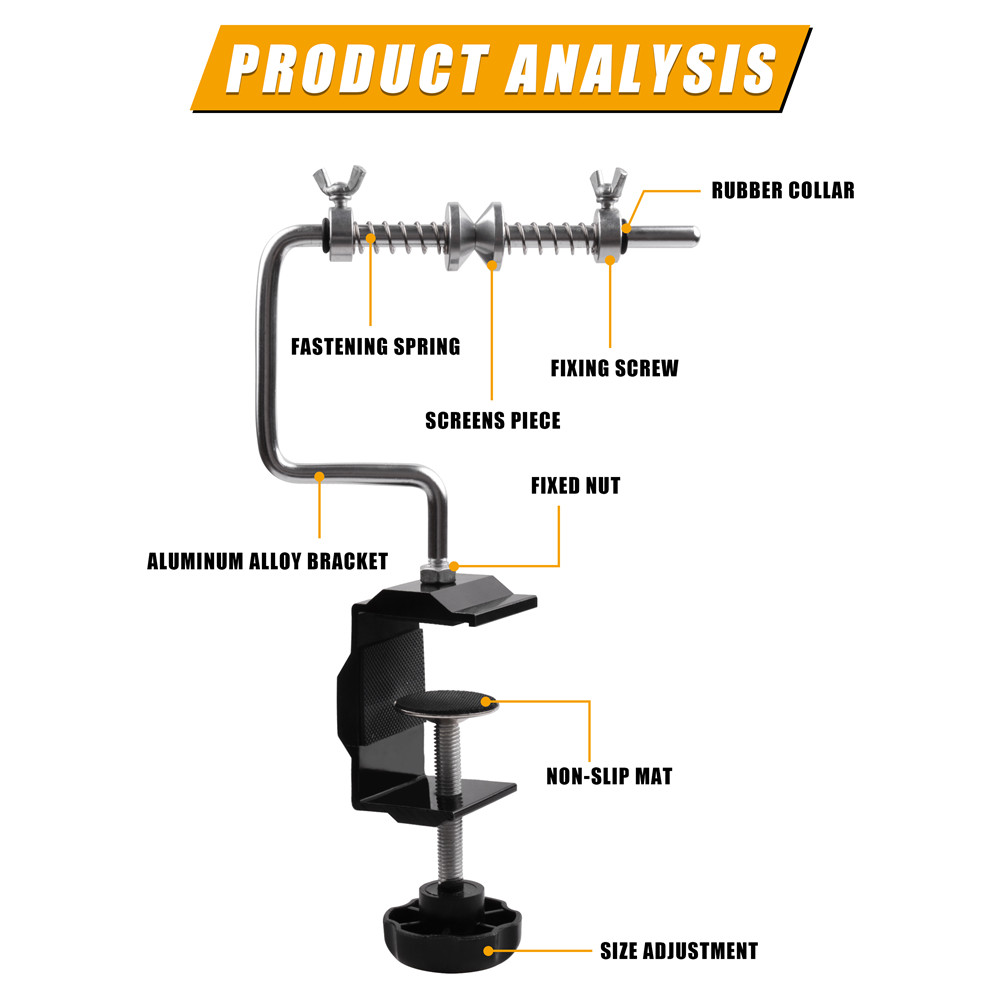 클램프 조정 가능한 안정적인 릴 라인 스풀러 다기능 스 - Fishing Equipment Shop 리뷰 및 가격