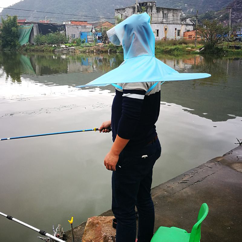 야외 접이식 우산 모자, 비 방지, 햇빛 차단 머리 장 - Fishing Equipment Jet 리뷰 및 가격